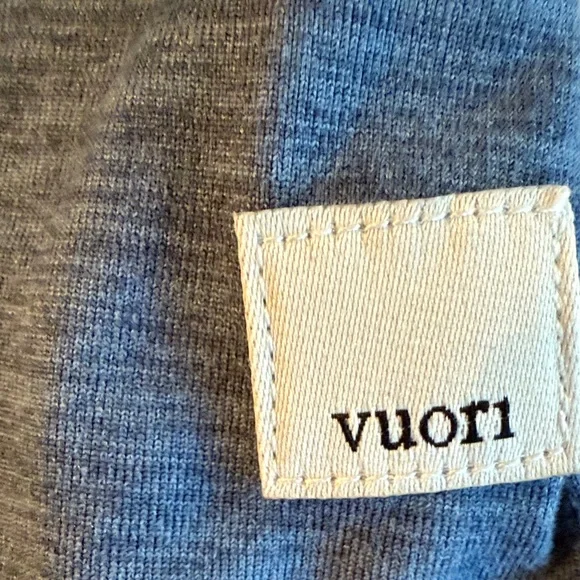 Vuori Racerback Medium Navy Blue Racerback Tank Top - Picture 2 of 7